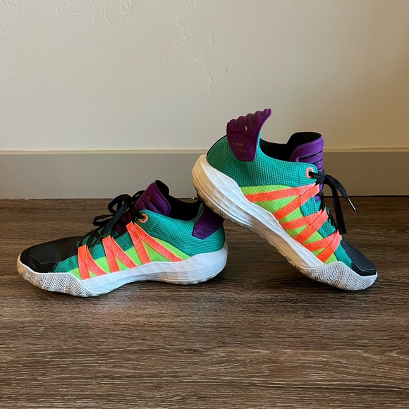 Adidas Dame 6 ‘Purple Tongue’ Size 10 - Picture 6 of 8